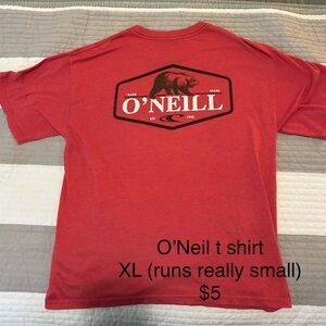 O'Neill Classic Red Short Sleeve Tee